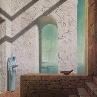 Het afscheid in de avond