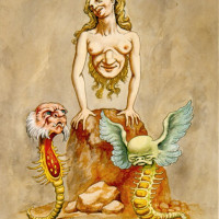 Ma op vakantie met de kinderen